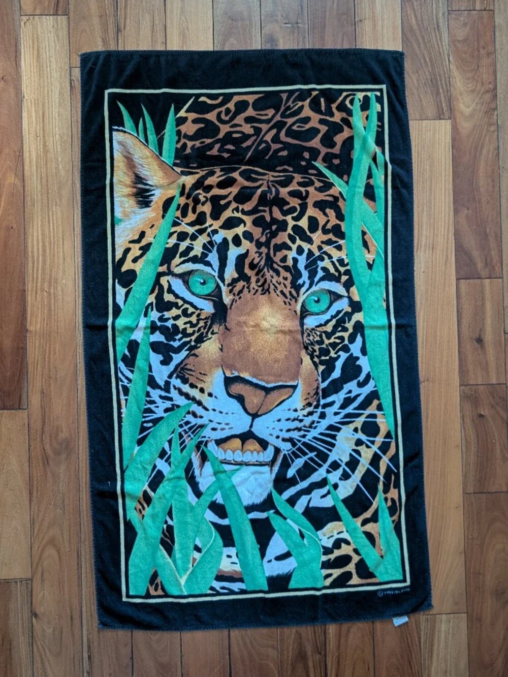 Leopard Vintage Beach Towel (XL)